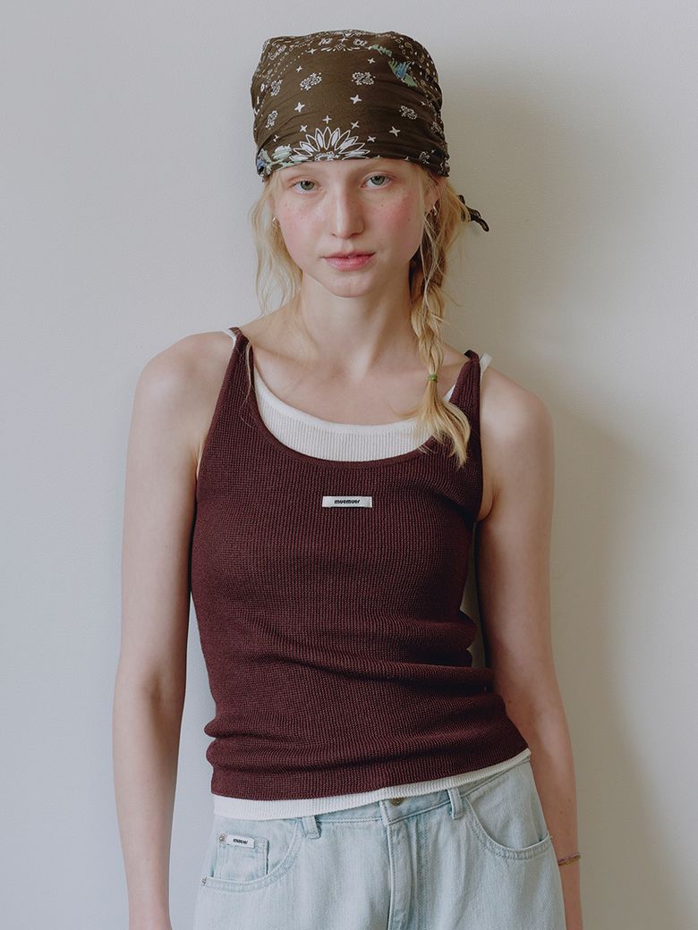 Sleeveless Boat Neck Knit MU2634KV301M