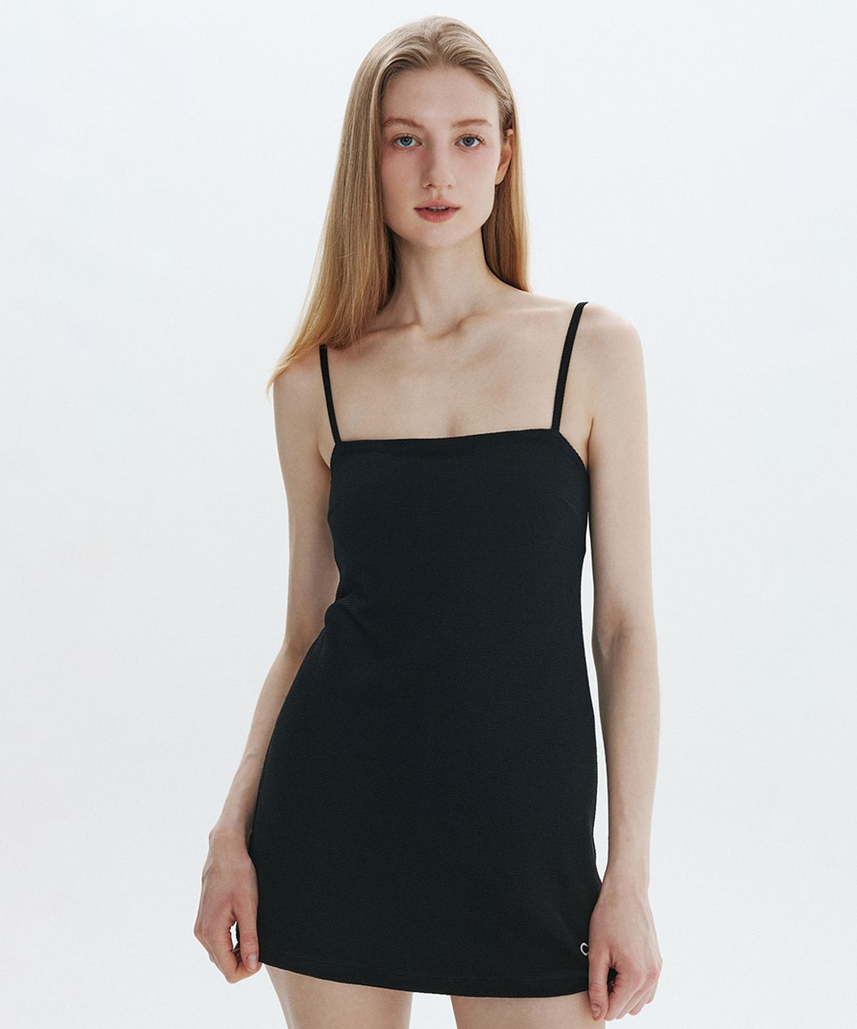 클로브(CLOVE) [26SM clove] Basic One-Piece Swimsuit (Black)