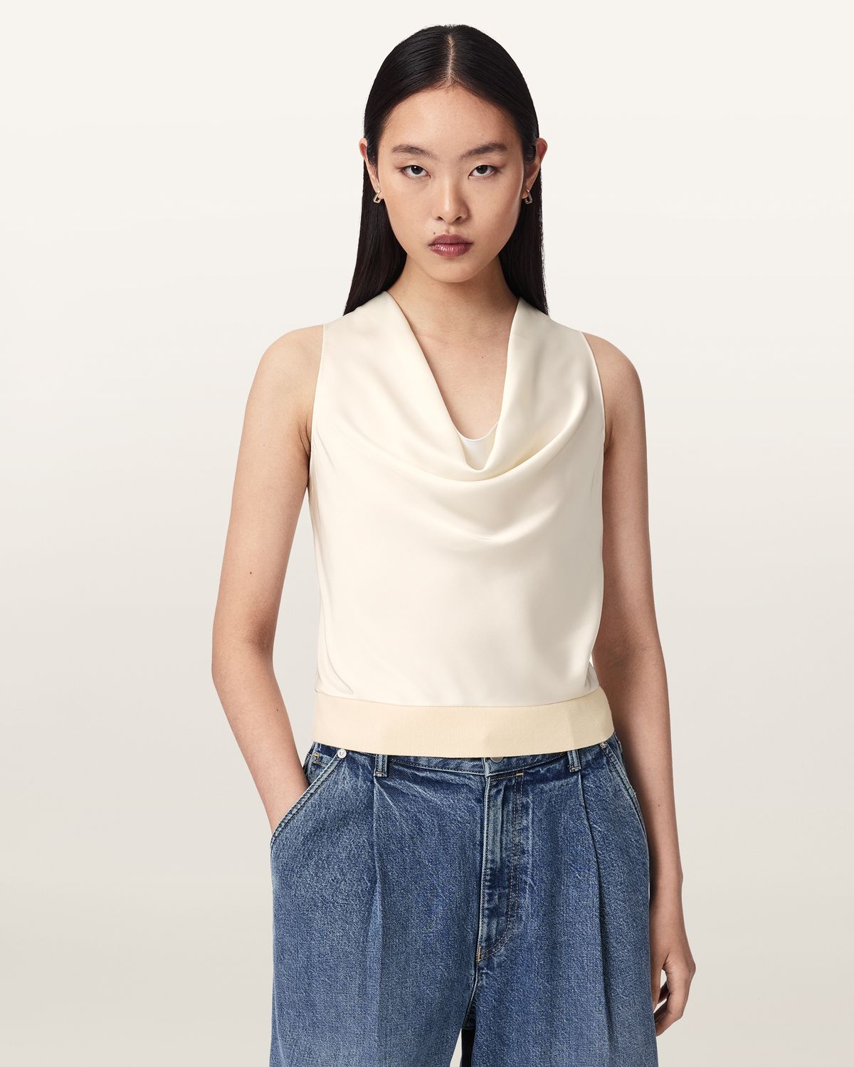 올세인츠(ALLSAINTS) 조이 카울 탑 W042KE-4902
