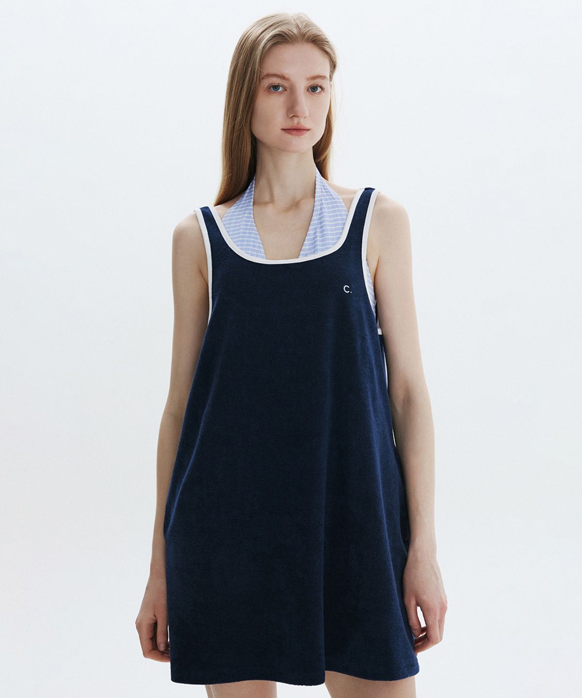 클로브(CLOVE) [26SM clove] Terry One Piece (Navy)