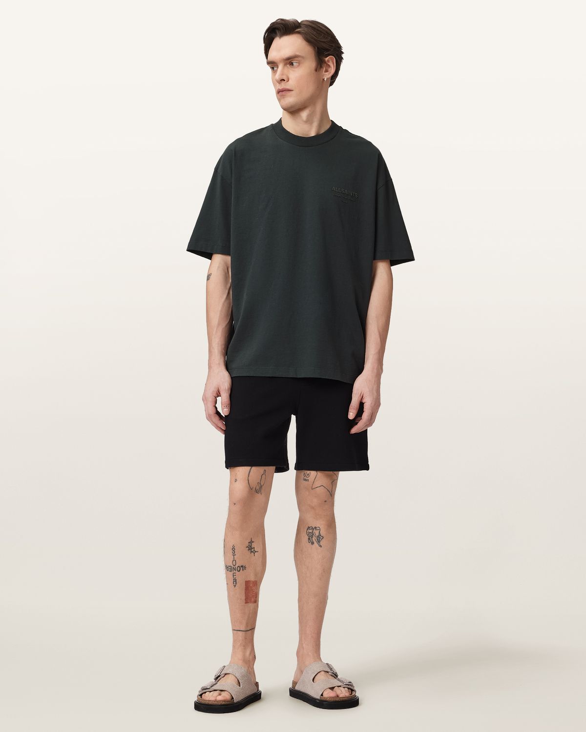 올세인츠(ALLSAINTS) 잔더 크루 티셔츠 M030JC-9299