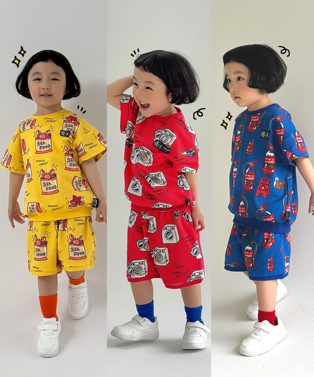 하이마이런치박스(HIMYLUNCHBOX) [3PACK] 버블런치셋업 영화관 콤보