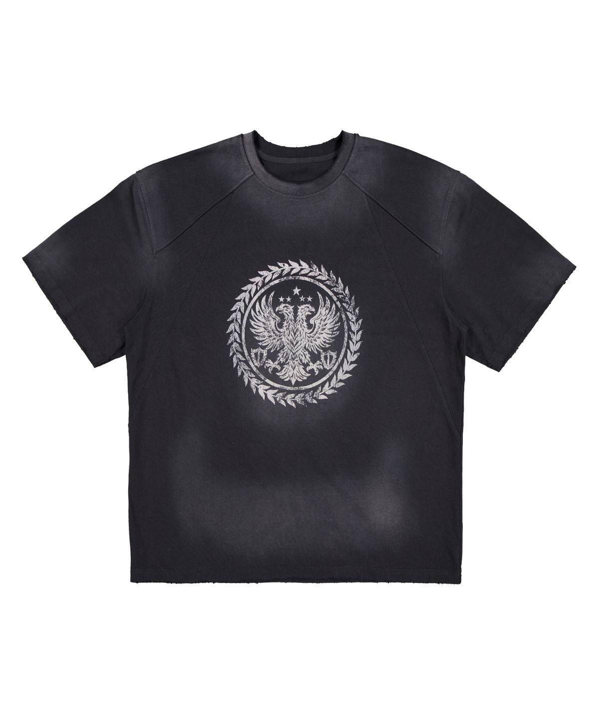 포스센스티브(FORCESENSITIVE) obisidian eagle t-shirt (BK/GR)