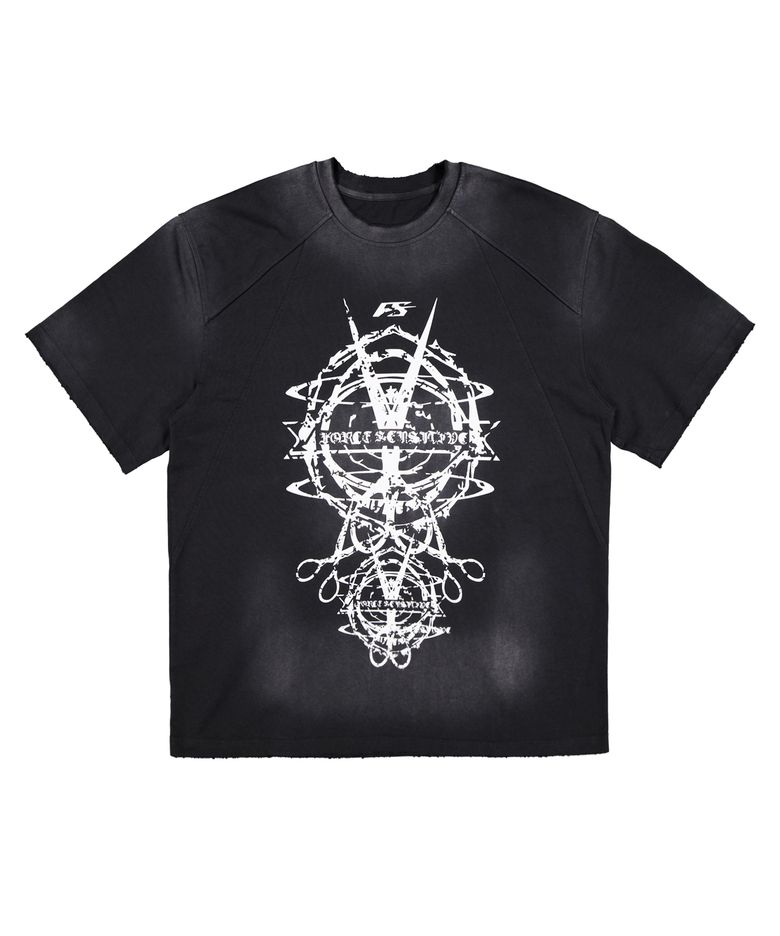 darkness scissors t-shirt (BK/GR)