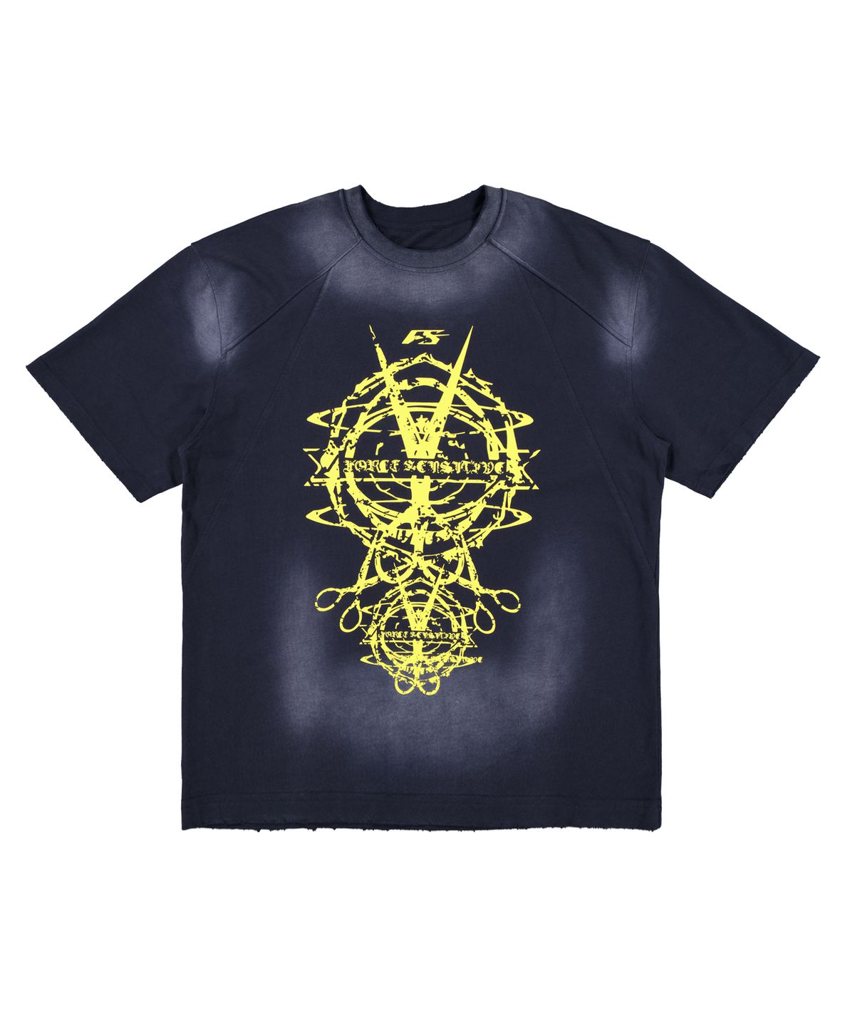 포스센스티브(FORCESENSITIVE) darkness scissors t-shirt (NA/YE)