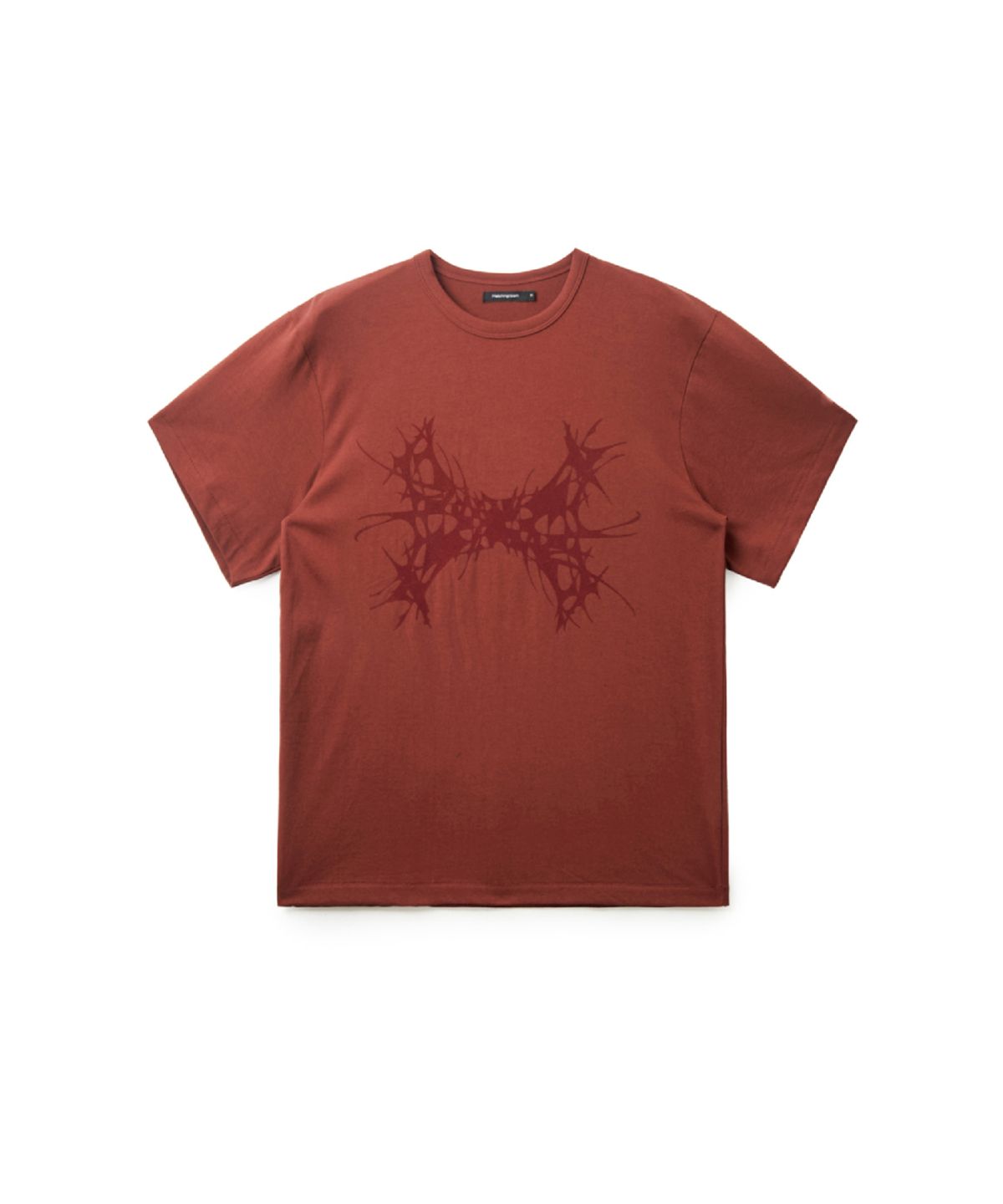 해칭룸(HATCHINGROOM) Abstract H Tee Dark Red