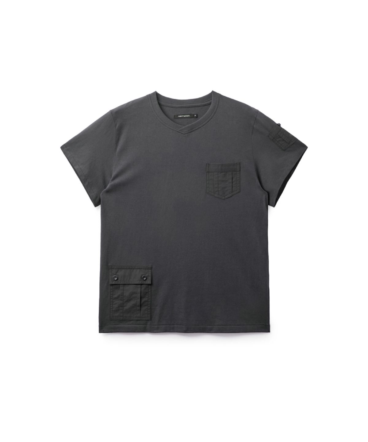 해칭룸(HATCHINGROOM) Multi Pocket Tee Charcoal