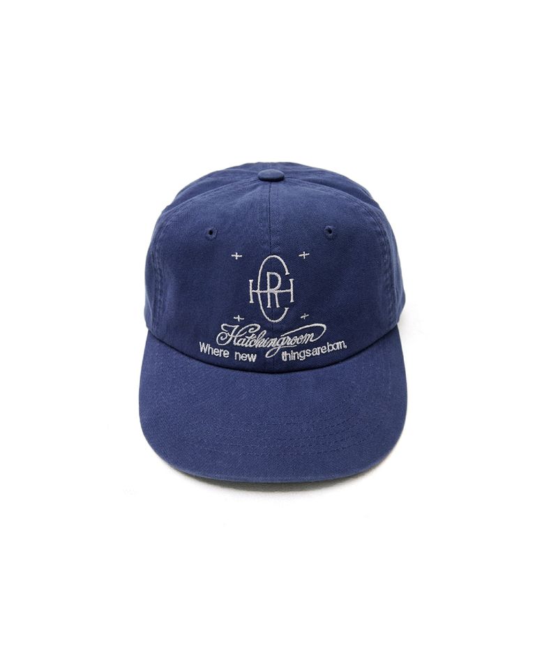 Logo Cap Washed French Blue