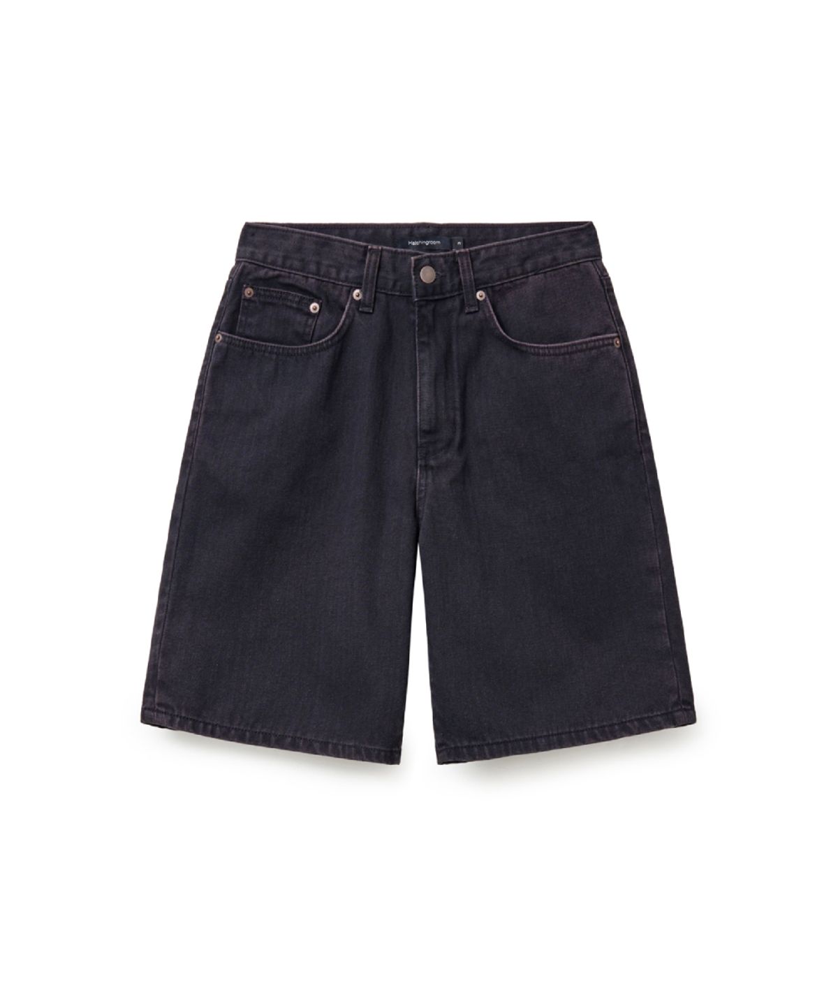 해칭룸(HATCHINGROOM) Bleached Shorts Dark Navy
