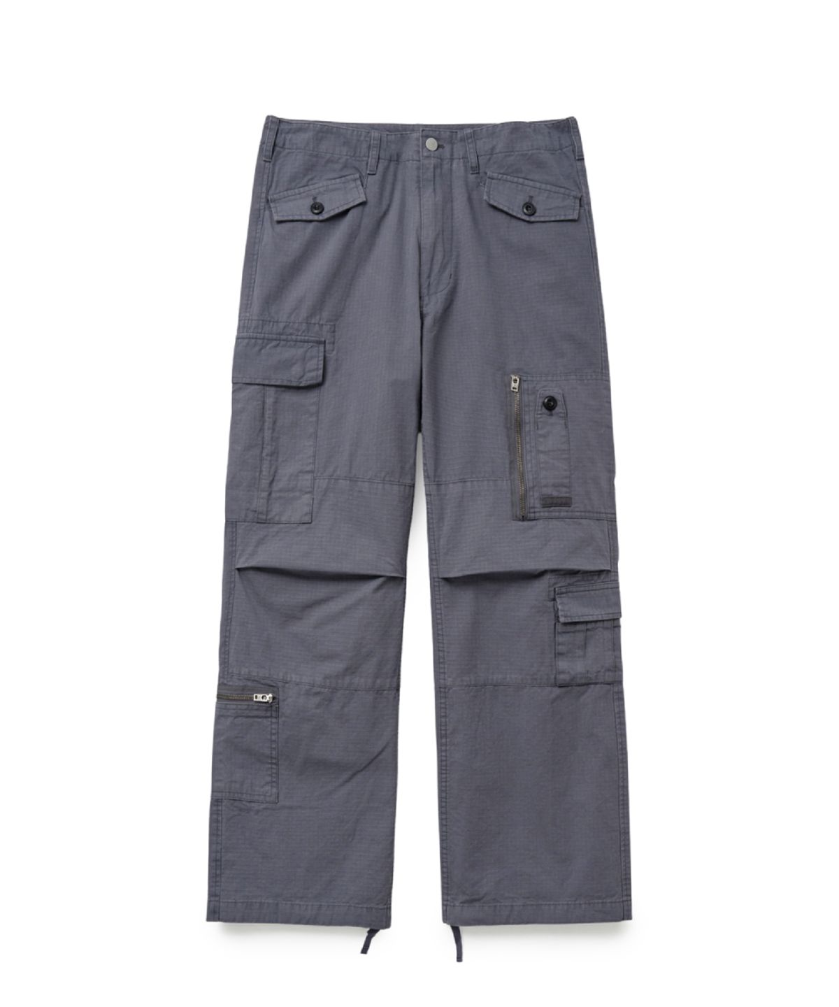 해칭룸(HATCHINGROOM) Multi Cargo Pants Blue Grey