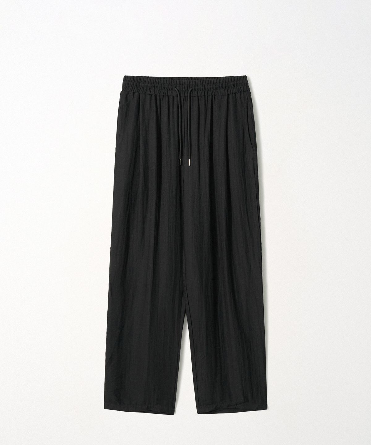 이지오(EZIO) Linen Wide Easy Pants_Black