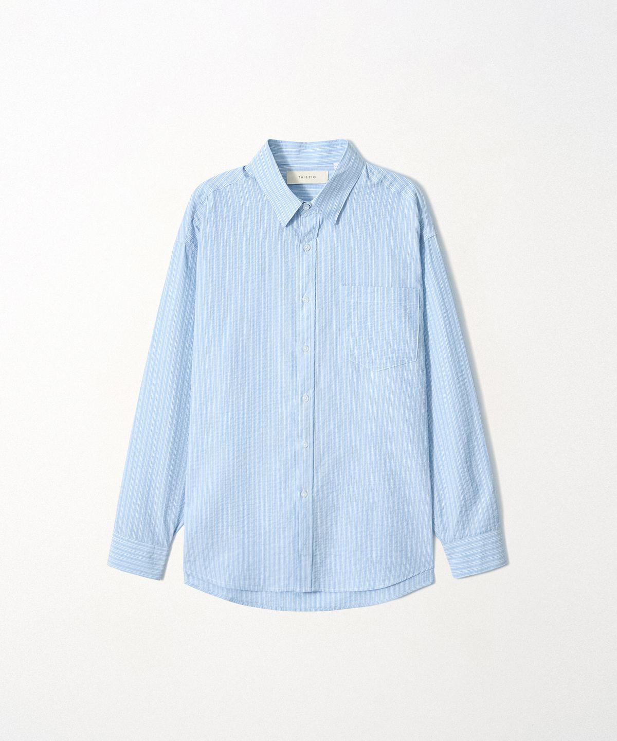 이지오(EZIO) Verona Stripe Shirts_Blue