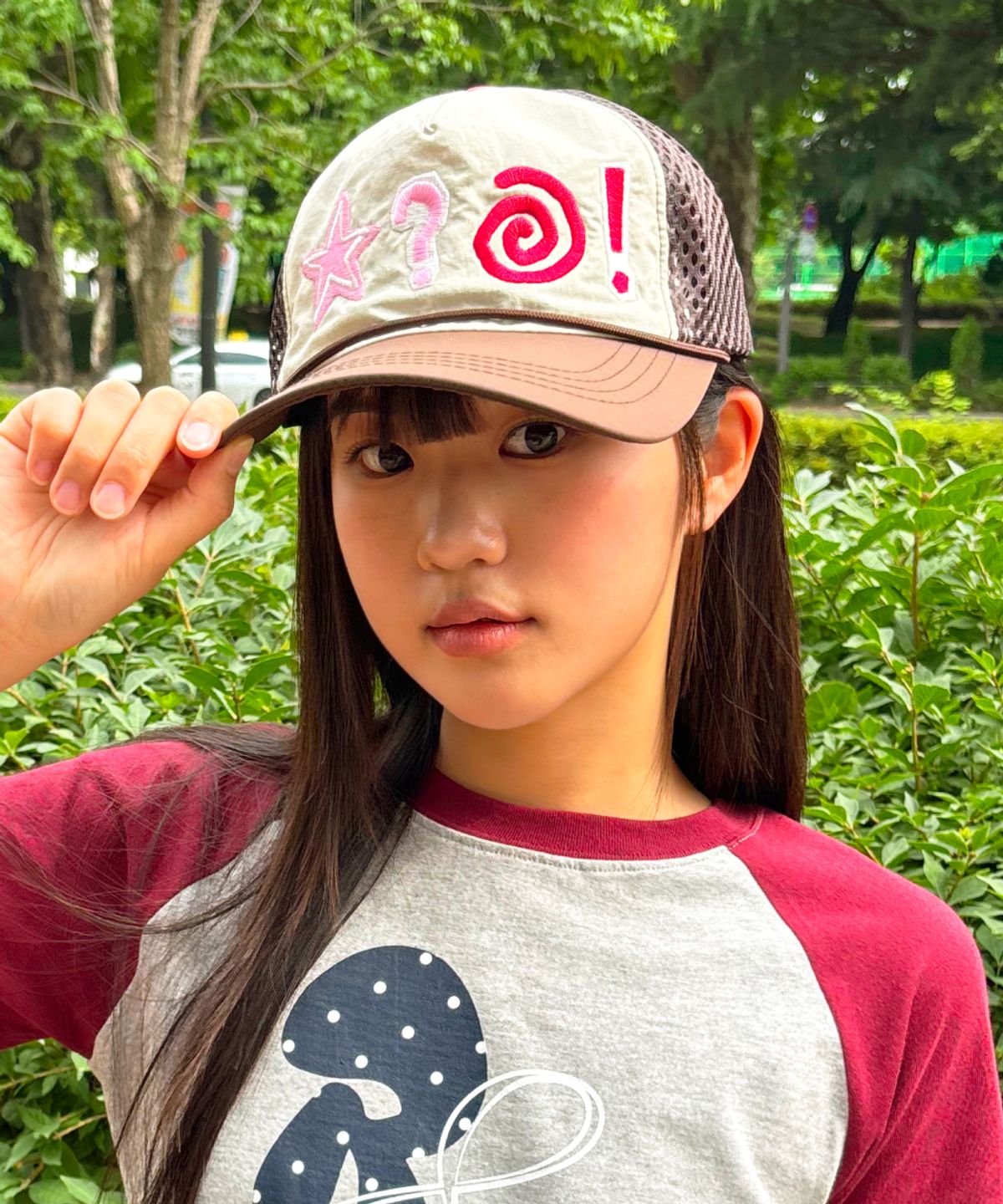 로긴 앤 로지(ROGIN N ROSIE) Twinkle Pop Mesh Cap Warm Beige