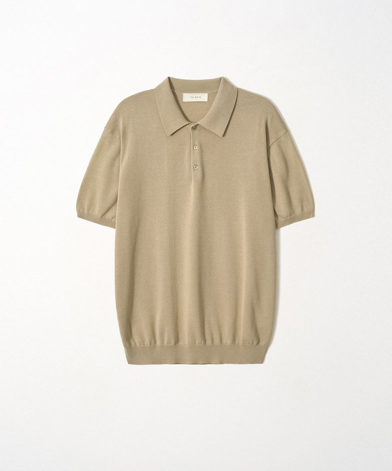 Signature Polo Knit_Beige