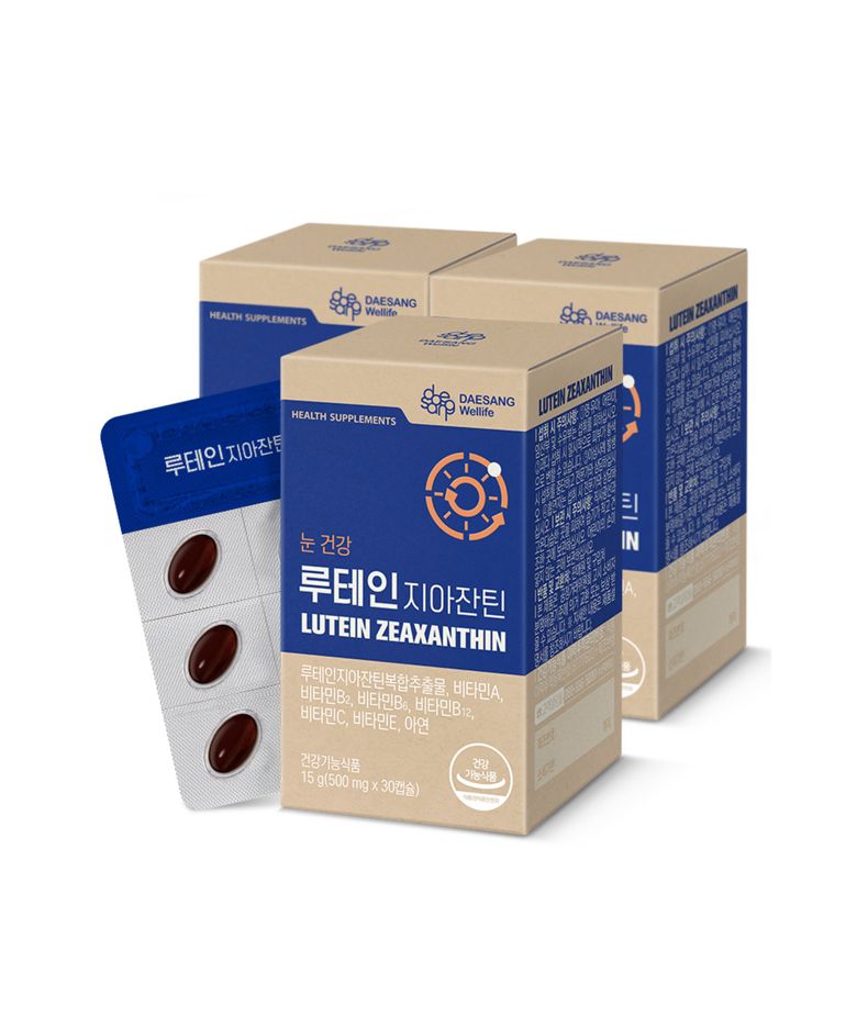 루테인 지아잔틴 (500 mg×30캡슐)X3 /90일분