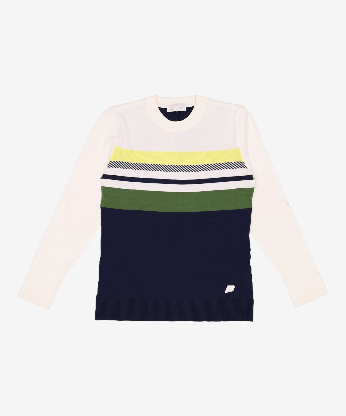 빈폴 스포츠(BEANPOLE SPORT) 옐로우 여성 자카드 라운드 니트 풀오버 (BO9251C01E) 95