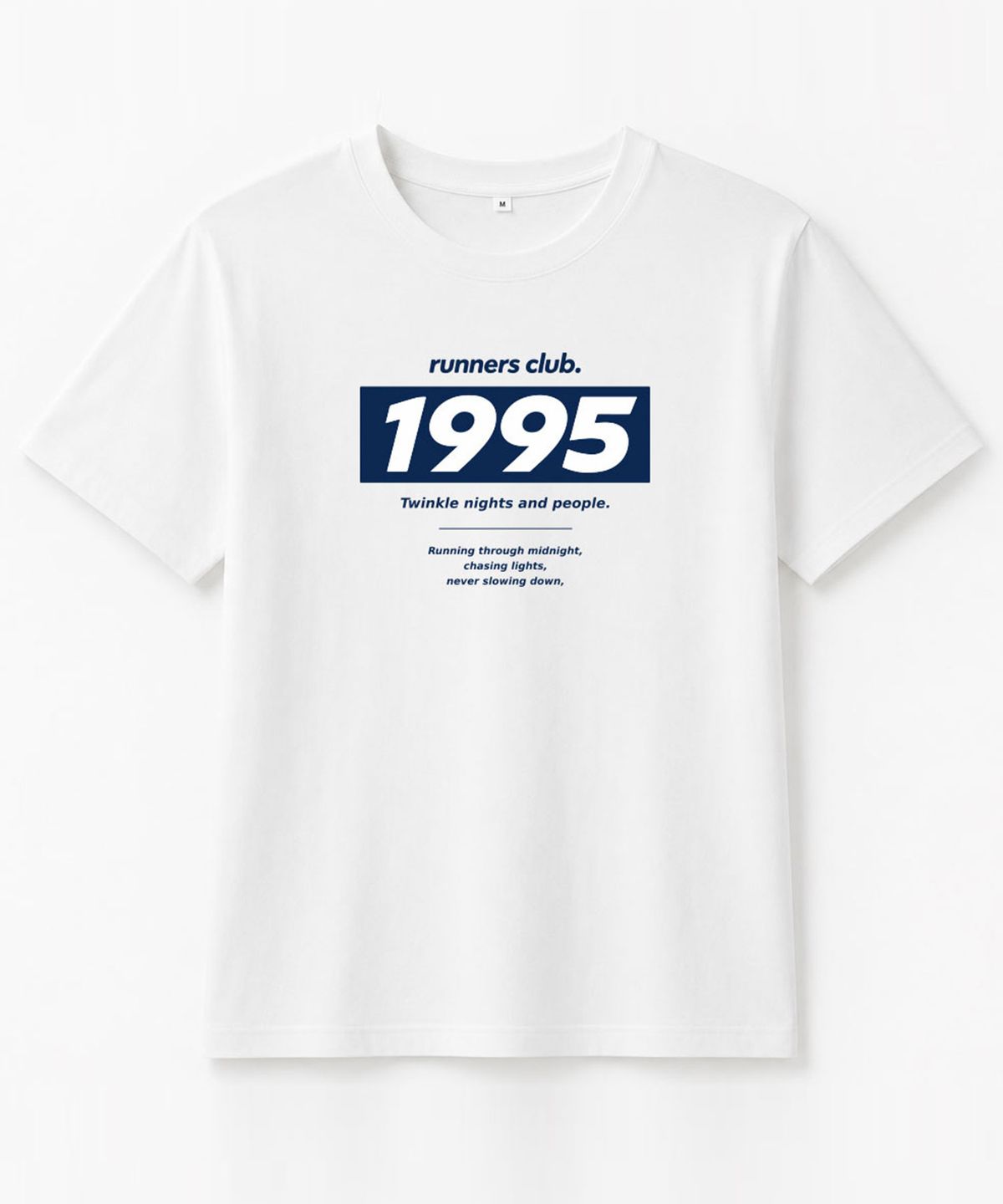 티엔피(TNP) RUNNERS CLUB SEMI CROP TEE (T26BTTS18CM)