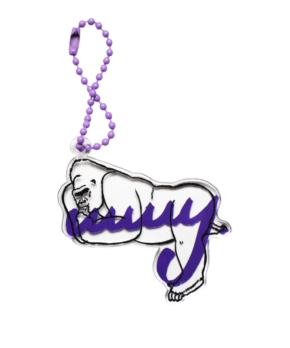 따따따와(WWWY) [WWWY] 고릴라 드로잉 아크릴 키링 (4 designs)