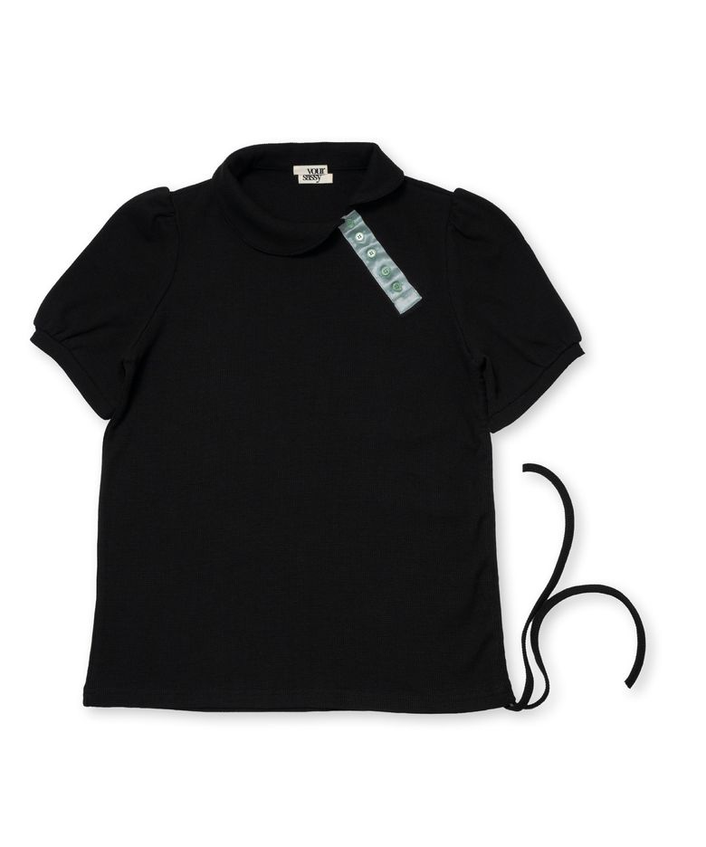 Smooth Puff Polo (BLACK)