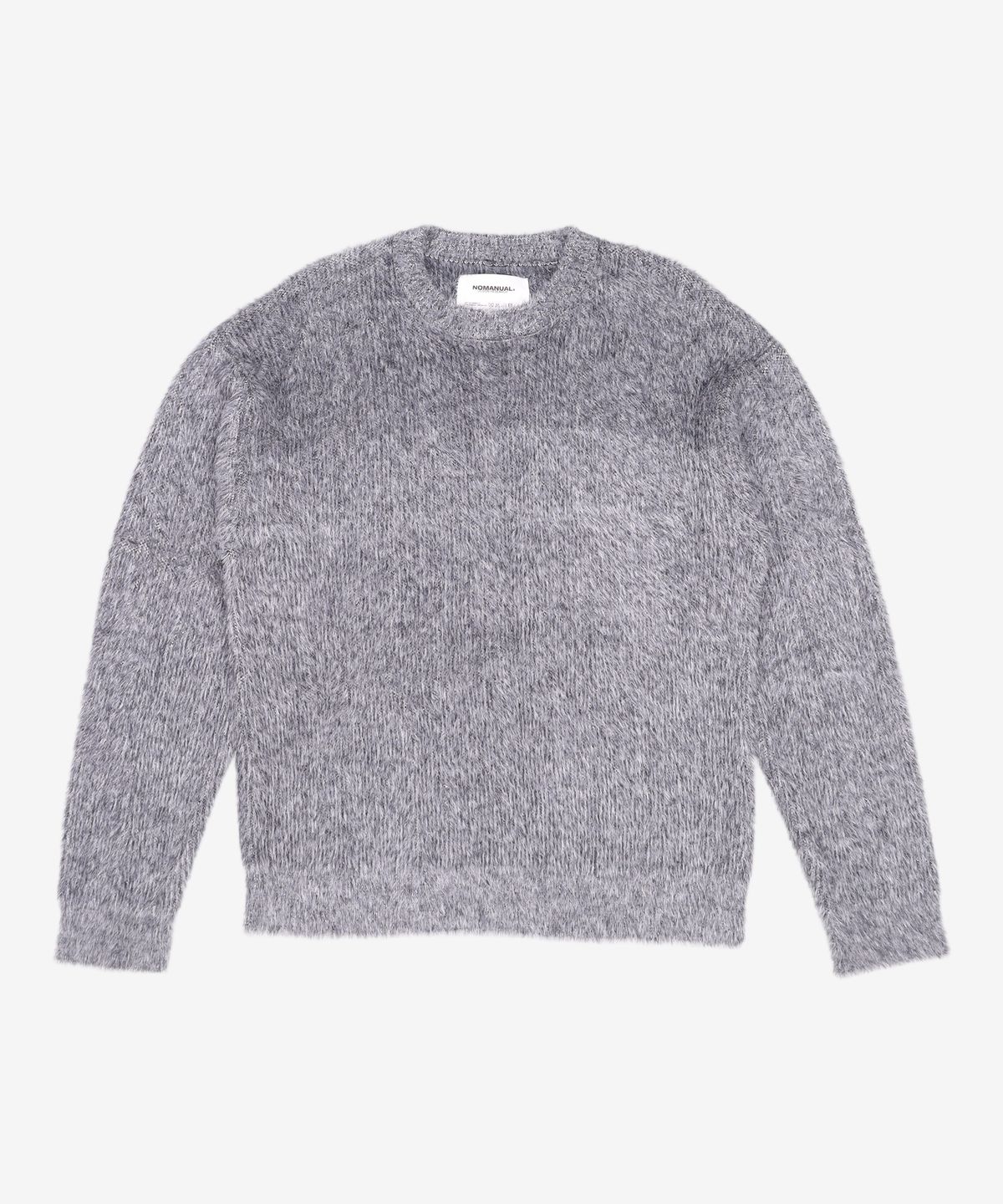 노매뉴얼(NOMANUAL) (시그니처종료)CROPPED HAIRY KNIT - 5 COLOR M