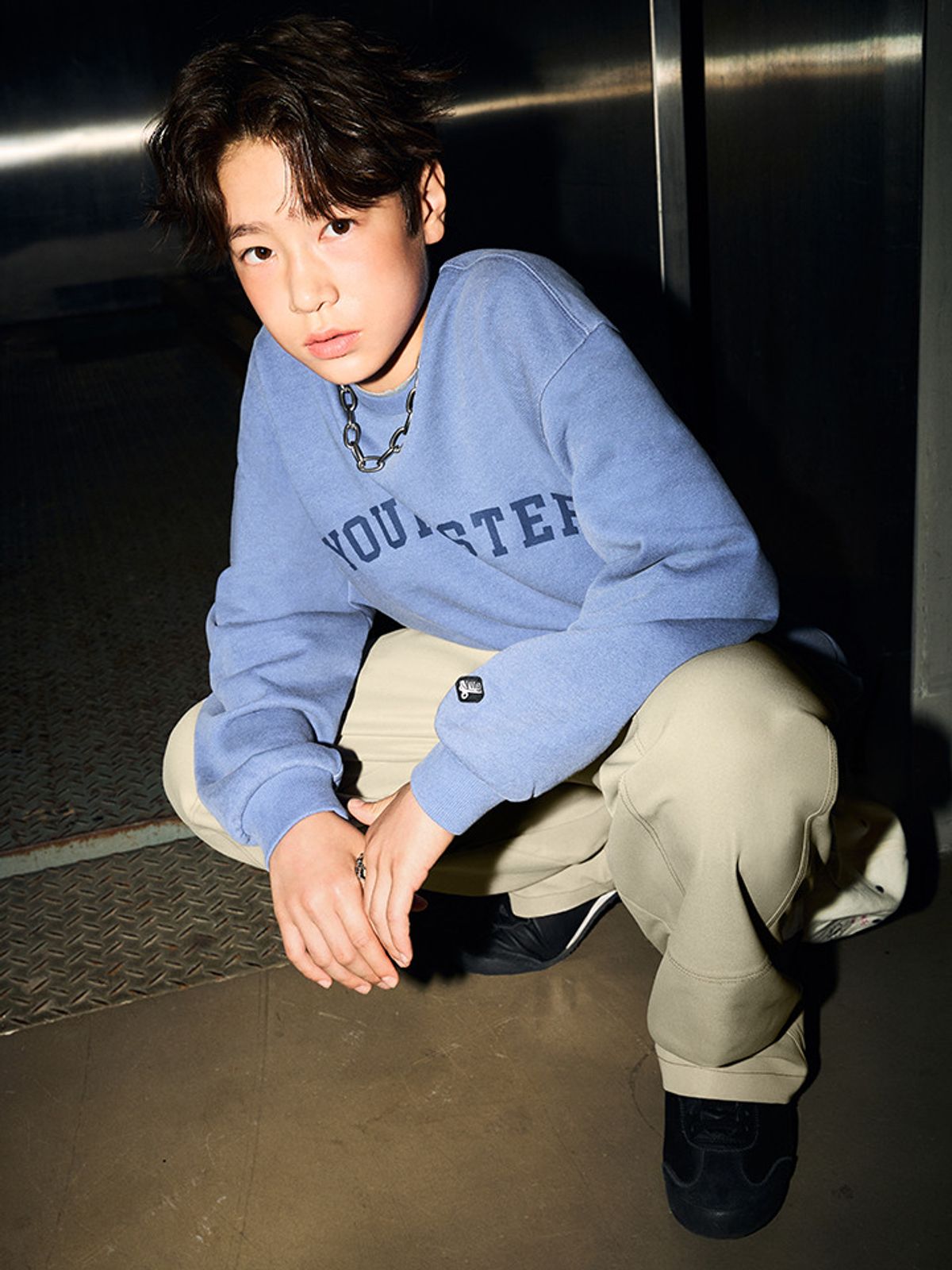 폴햄키즈(POLHAM KIDS) 공용 카펜더 루즈 스트레이트핏 팬츠_PYF3PP3722