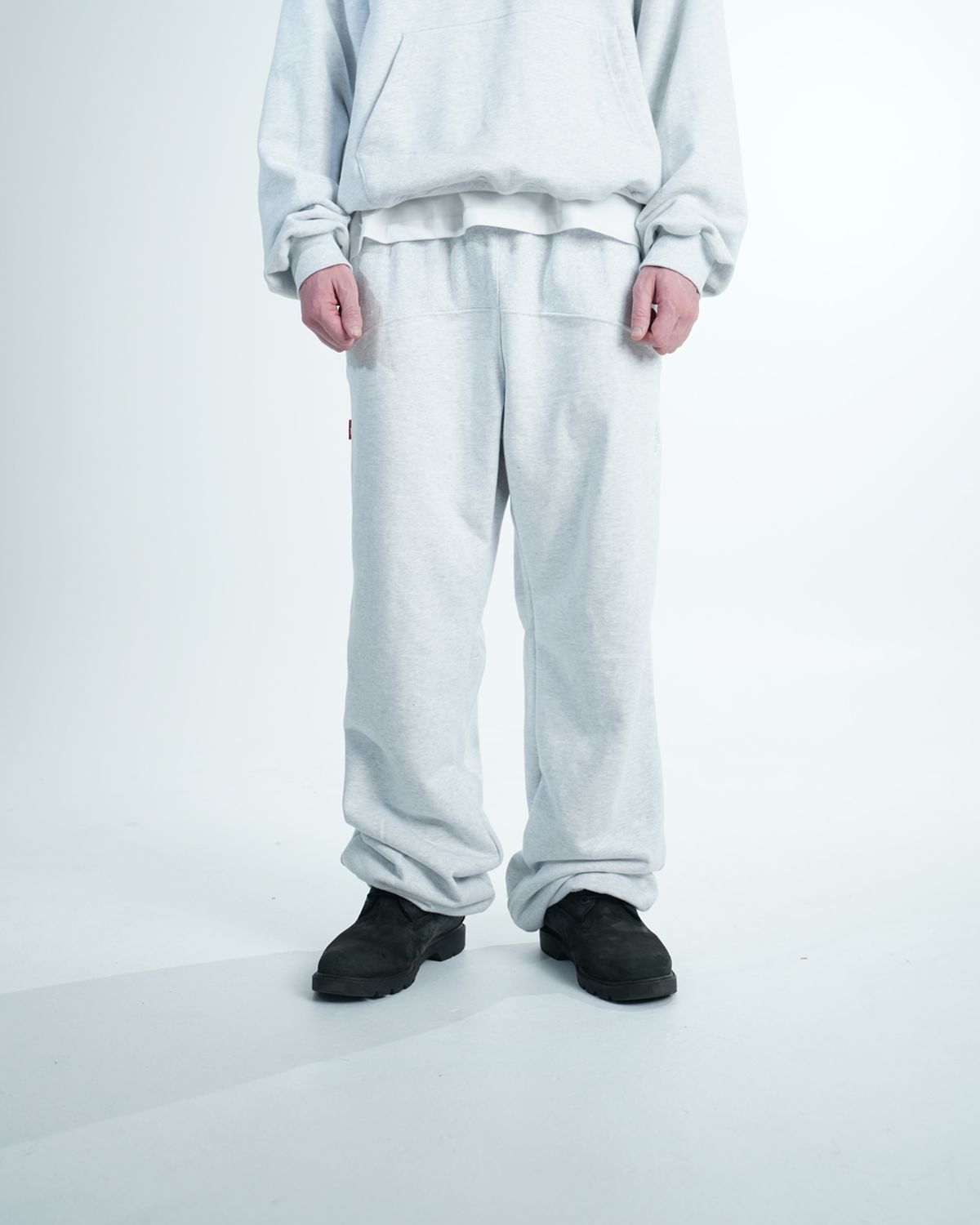리브라이크디스(LLT) RIB SWEAT PANTS ASH HEATHER