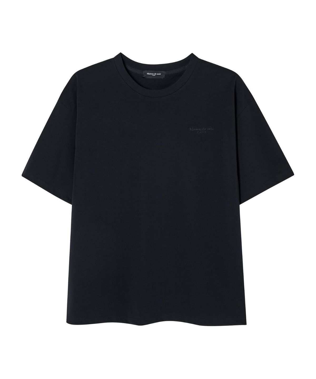 메종 드 누아(MAISON DE NOIR) BASIQUE T-SHIRT BLACK