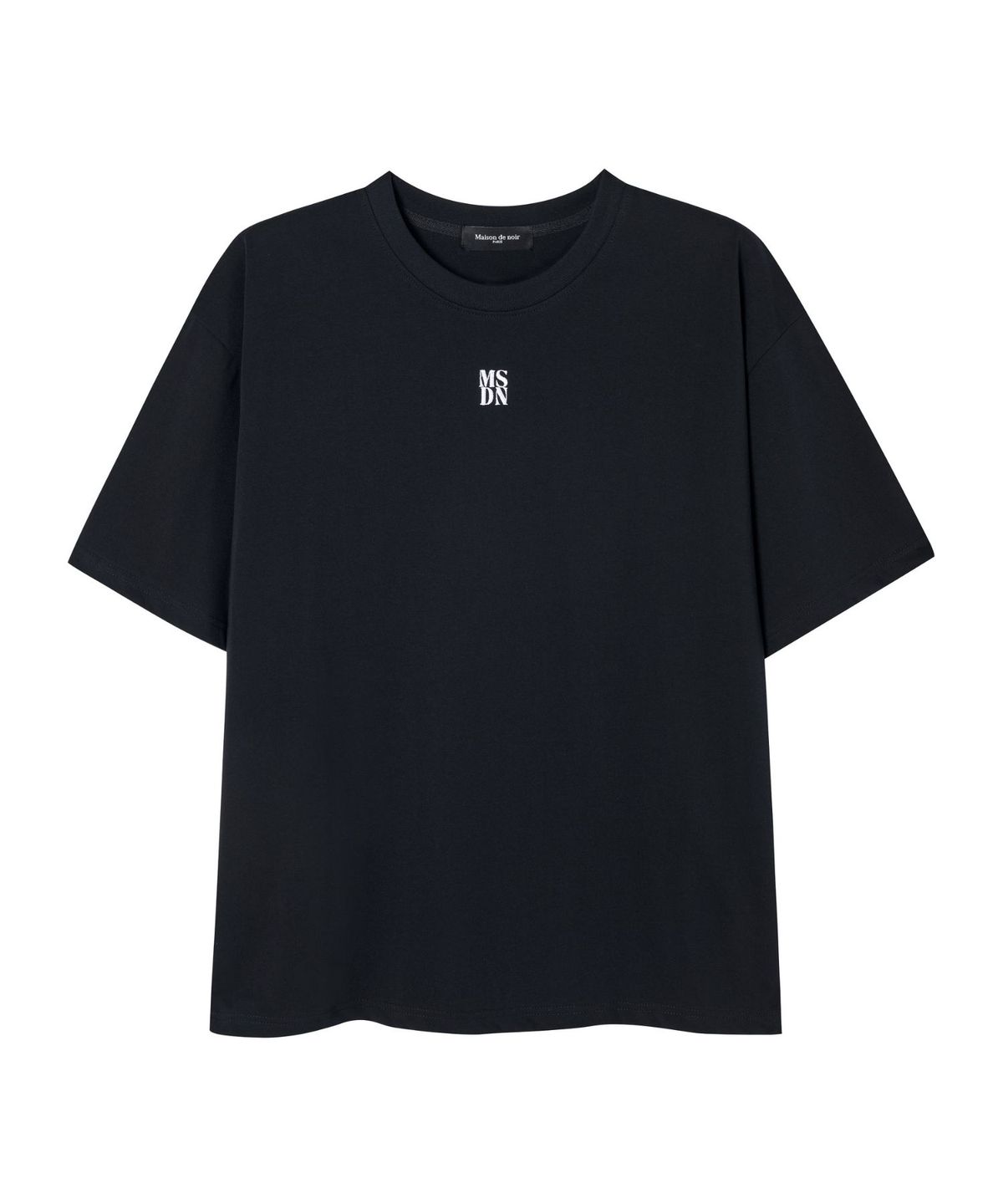 메종 드 누아(MAISON DE NOIR) SIGNATURE T-SHIRT BLACK