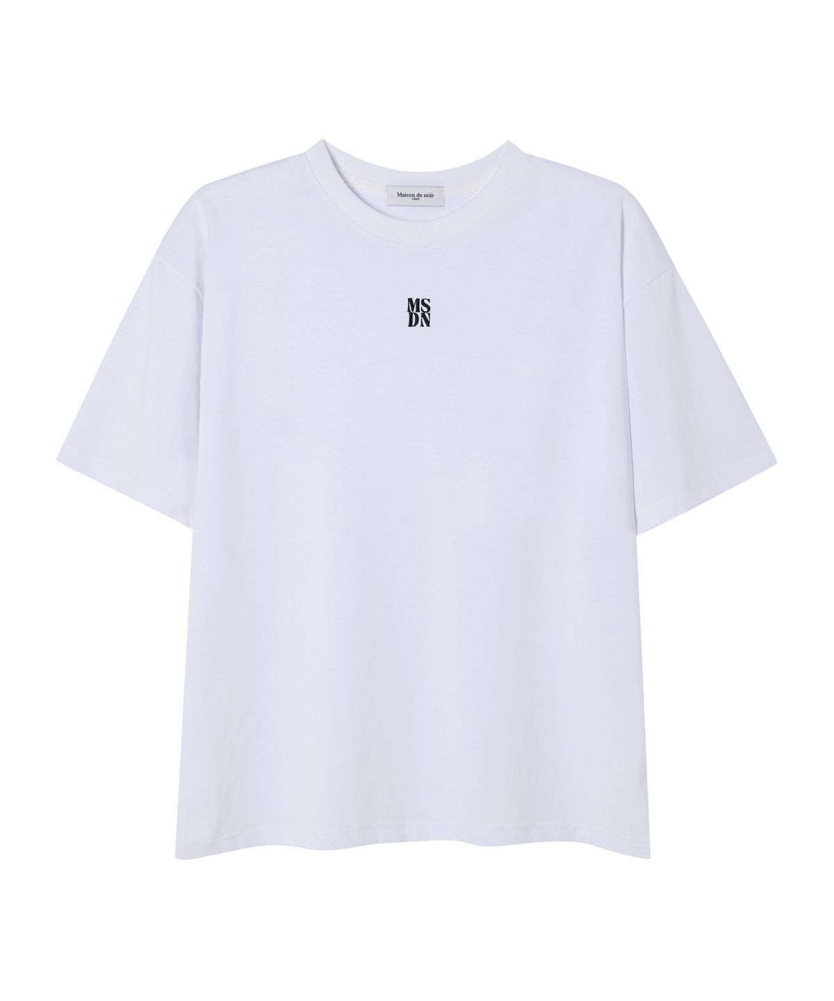 메종 드 누아(MAISON DE NOIR) SIGNATURE T-SHIRT WHITE