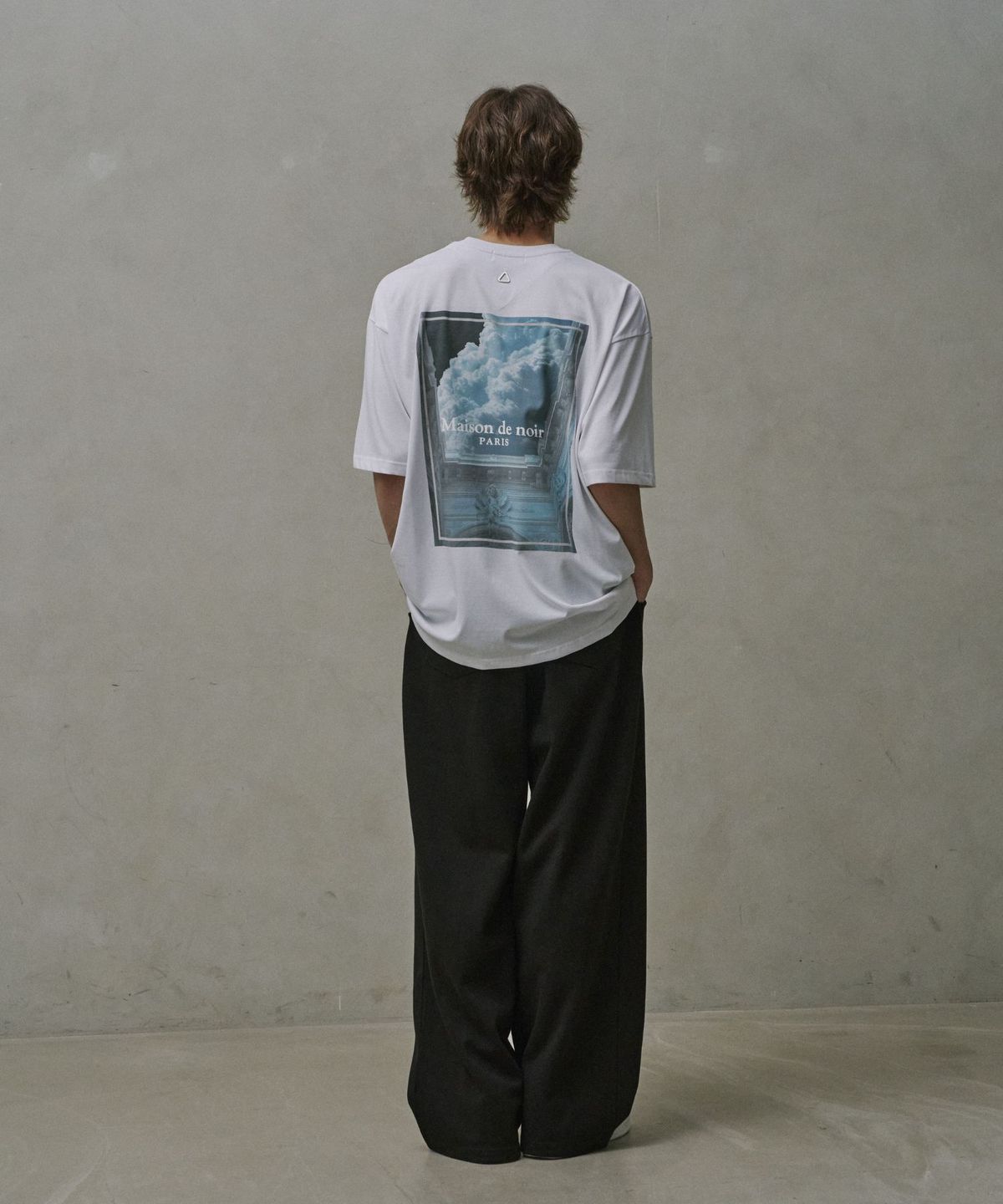 메종 드 누아(MAISON DE NOIR) AZUR T-SHIRT WHITE