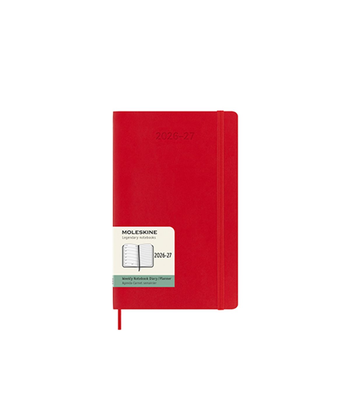 몰스킨(MOLESKINE) 2027위클리(18M)/스칼렛레드 소프트 L