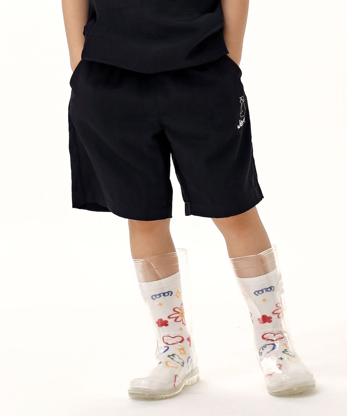 지프키즈(JEEPKIDS) 폴라베어 숏팬츠 (KP5PTU983BK)