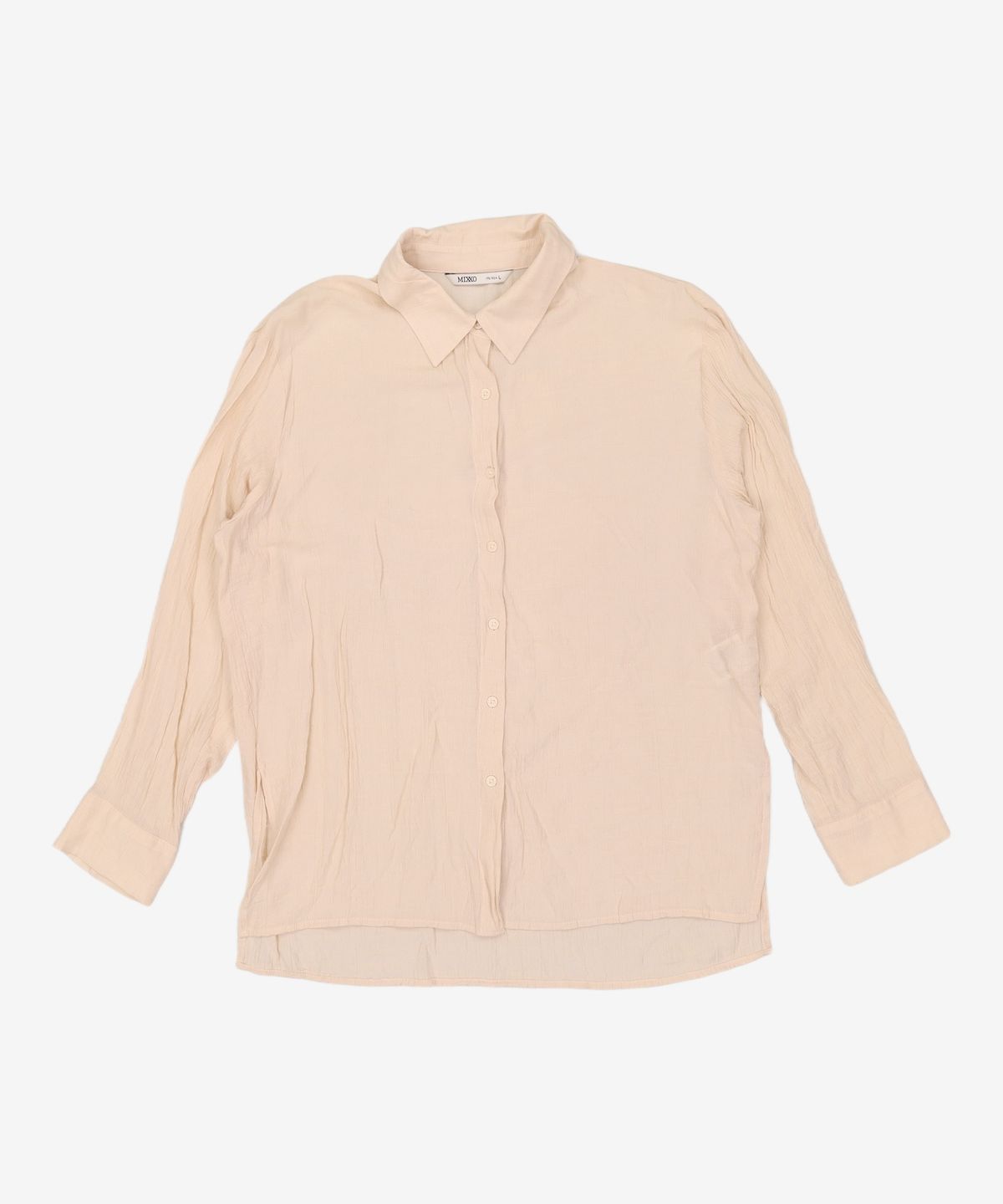 미쏘(MIXXO) 루즈핏 긴팔 셔츠 MIWYWB810B L