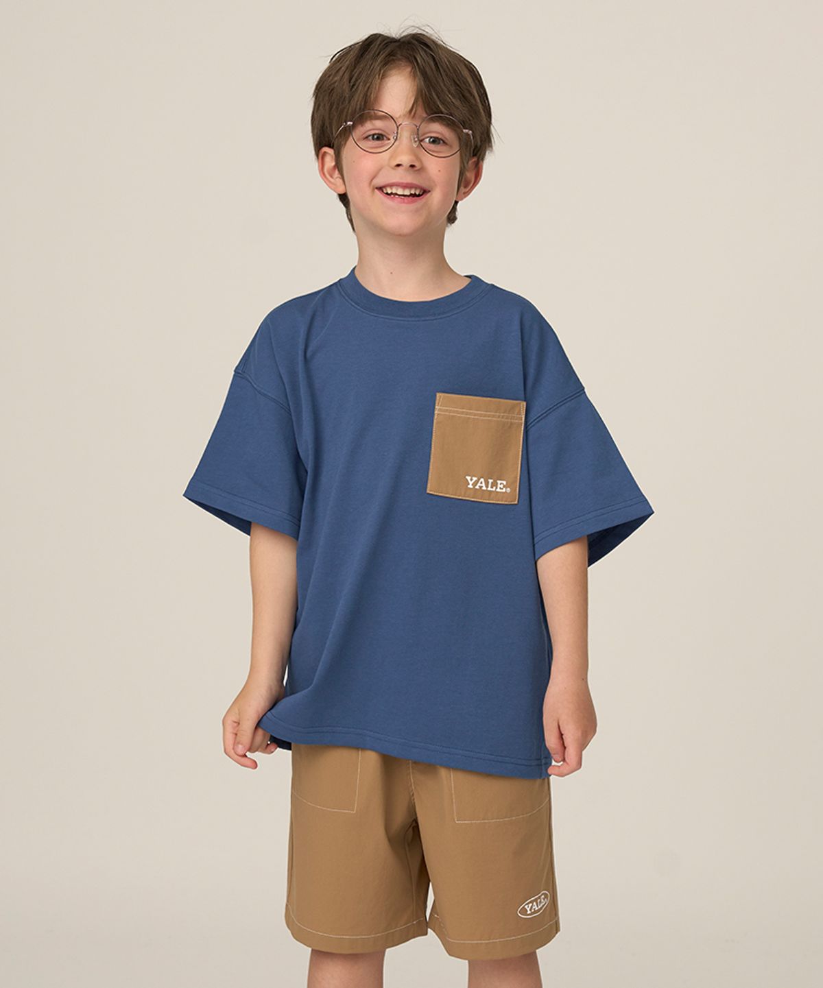 예일키즈(YALE KIDS) 컬러블럭 나일론 팬츠 상하세트 A5M003