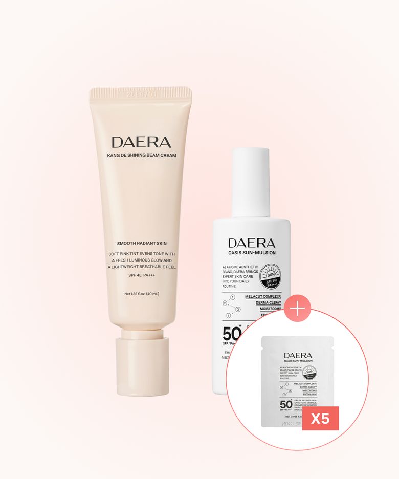 [SET] 캉 드 샤이닝 빔 크림 40ml+오아시스 선세럼 60ml (+선세럼 2ml*5개 증정)