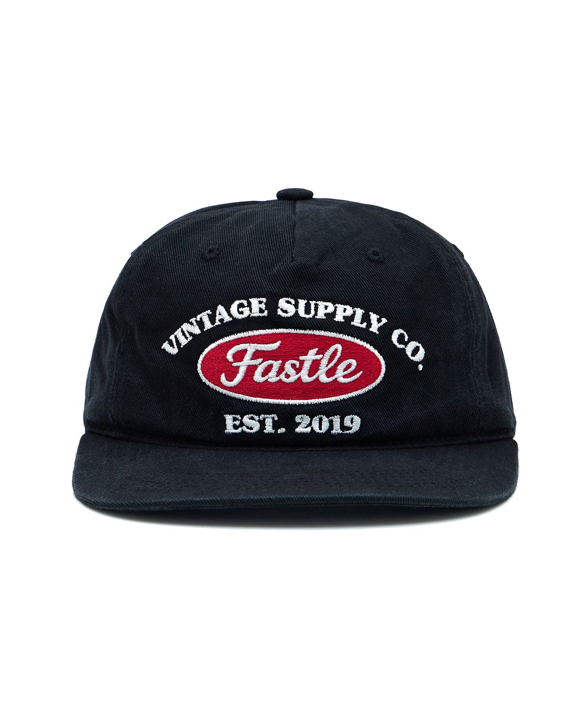 패슬(FASTLE) Supply 5Panel Washed Cap Black