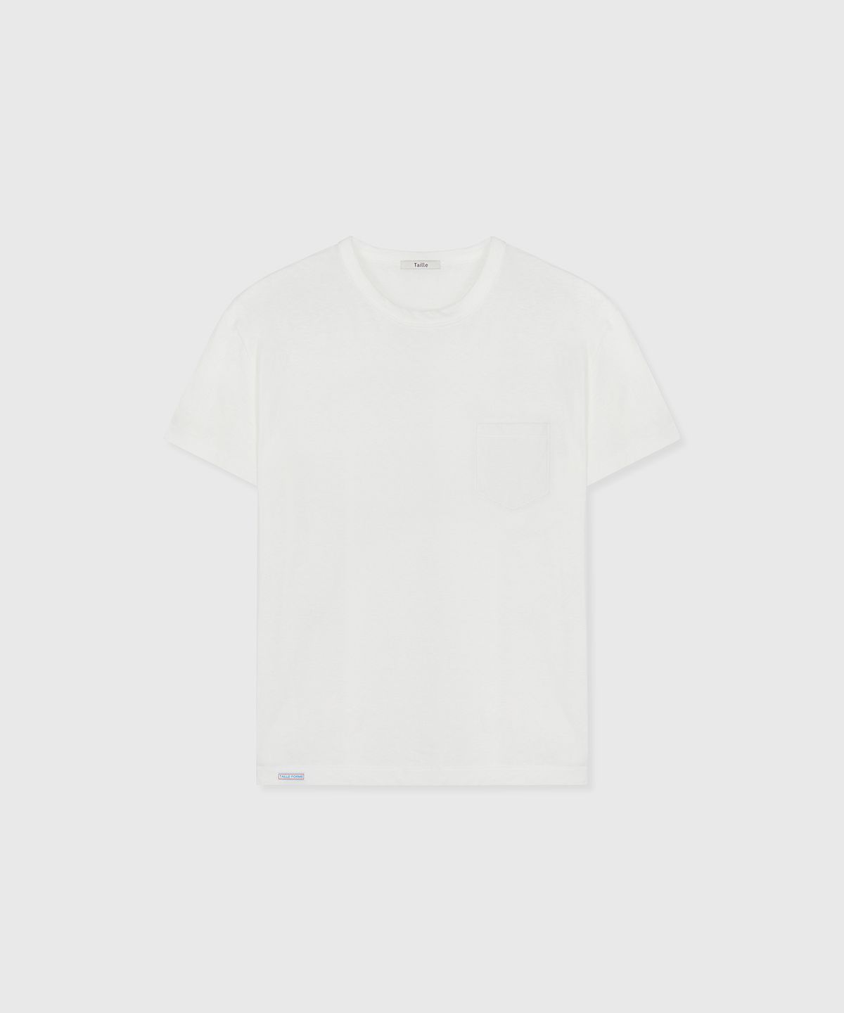타일레(TAILLE) CASA COTTON POCKET T-SHIRT HAZE WHITE
