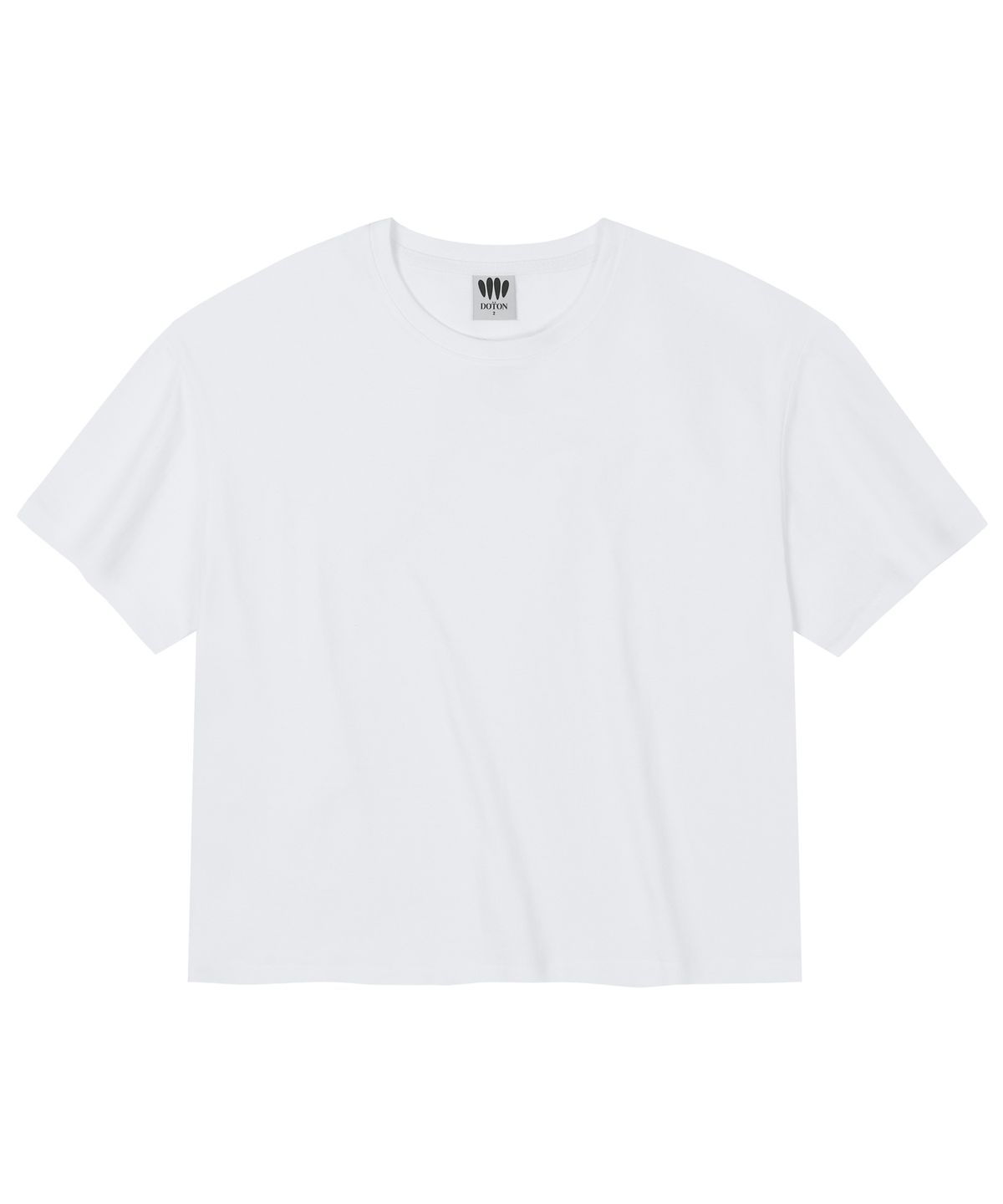 도톤(DOTON) CORE CROP T-SHIRTS (White)