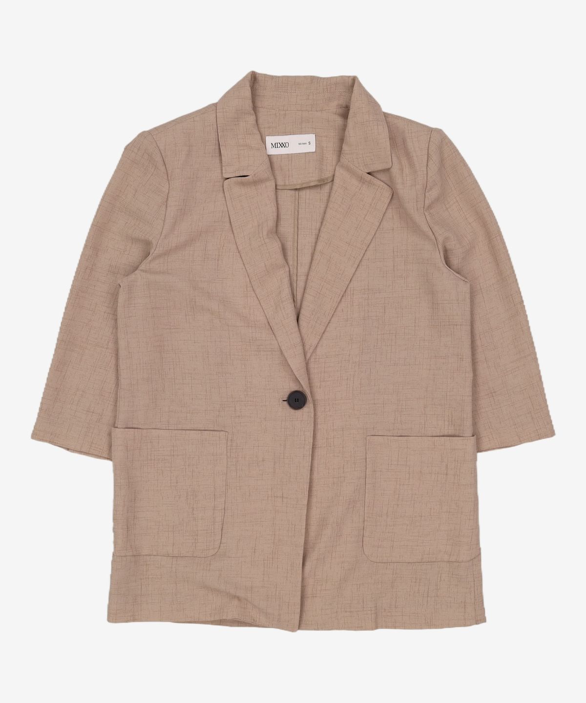 미쏘(MIXXO) [리오더]7부 싱글 폴리자켓 JKD611B RE_MIWJKD72QB S