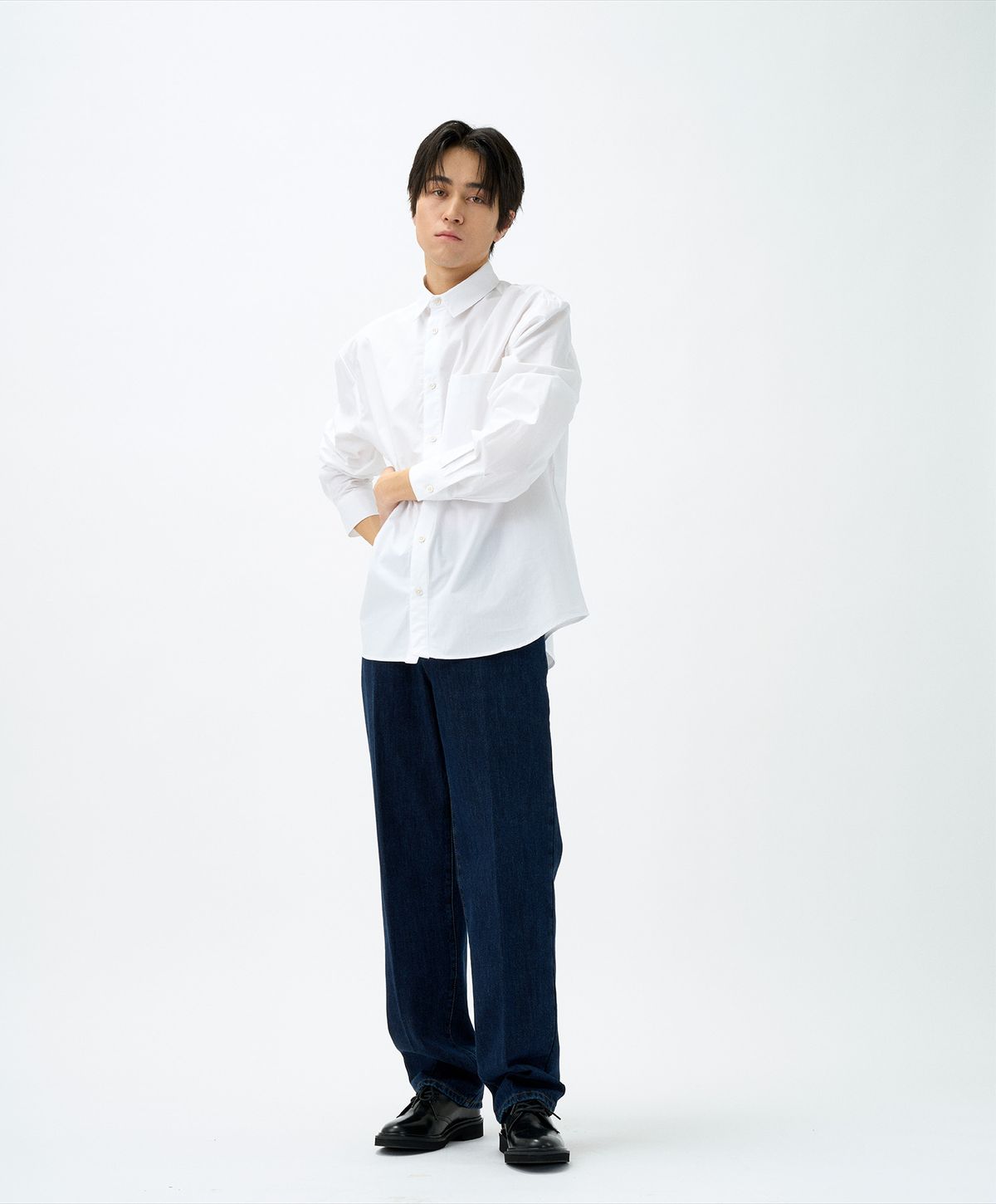 브리사(BRISA) 데님팬츠 581핏  슬림스트레이트 [진청]