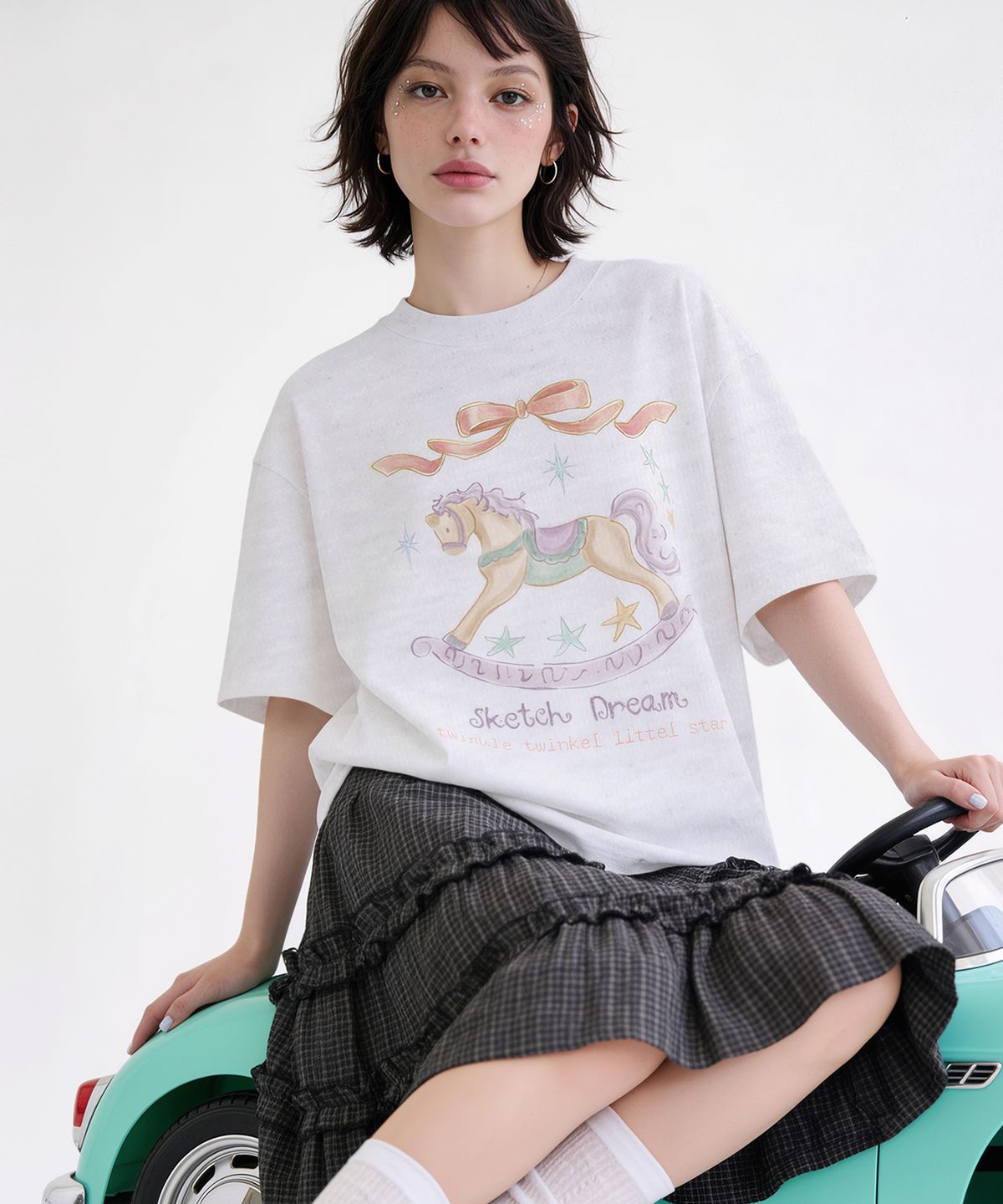 랜덤오프(RANDOMOFF) SKETCH DREAM T-SHIRT (3color)