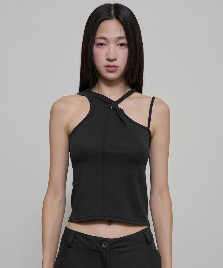 Braided Sleeveless (FL-143_Black)