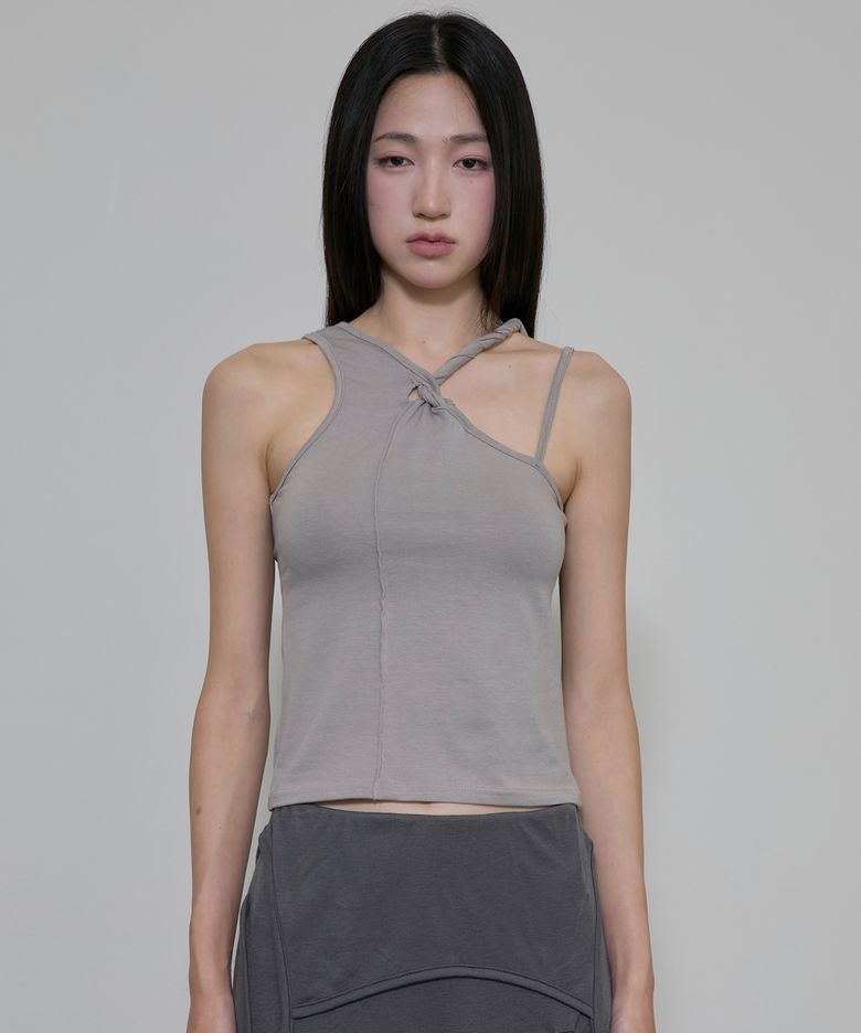 Braided Sleeveless (FL-143_Gray)