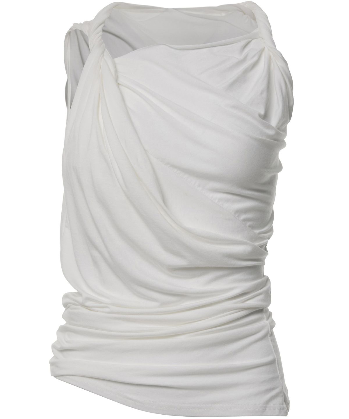 플레어업(FLAREUP) Braided Asymmetrical Sleeveless (FL-166_White)