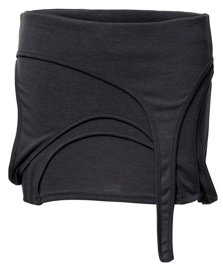 4-Layered Skirt (FL-268_Black)