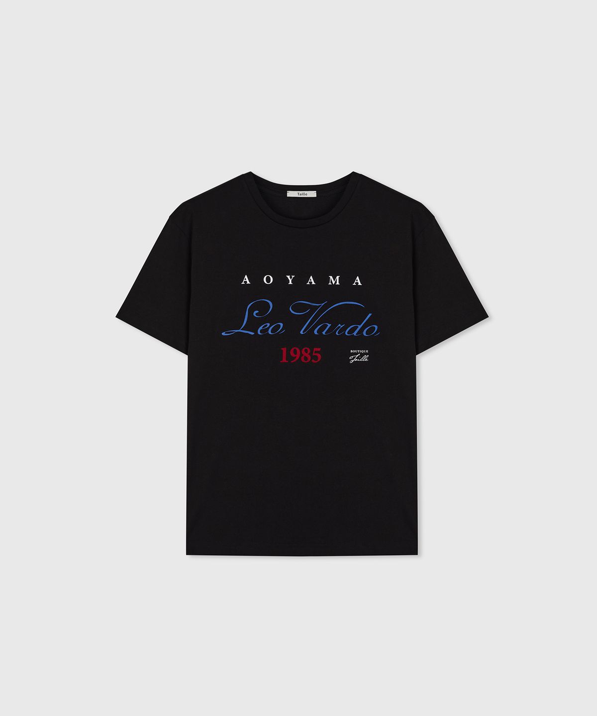 타일레(TAILLE) LEO VARDO T-SHIRT BLACK