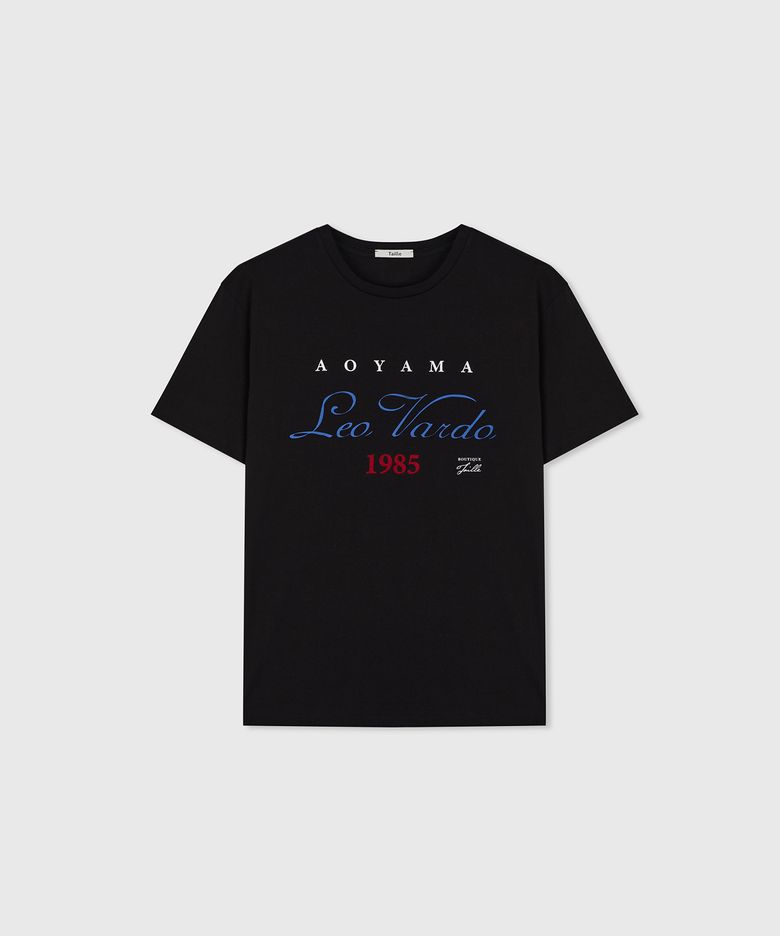 LEO VARDO T-SHIRT BLACK