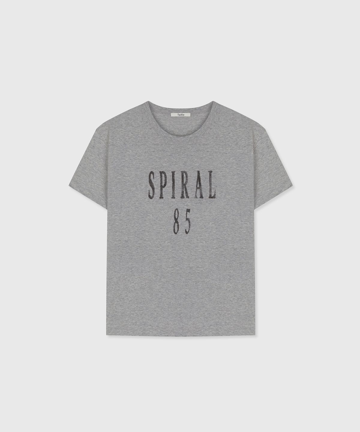 타일레(TAILLE) SPIRAL 85 T-SHIRT MELANGE GREY