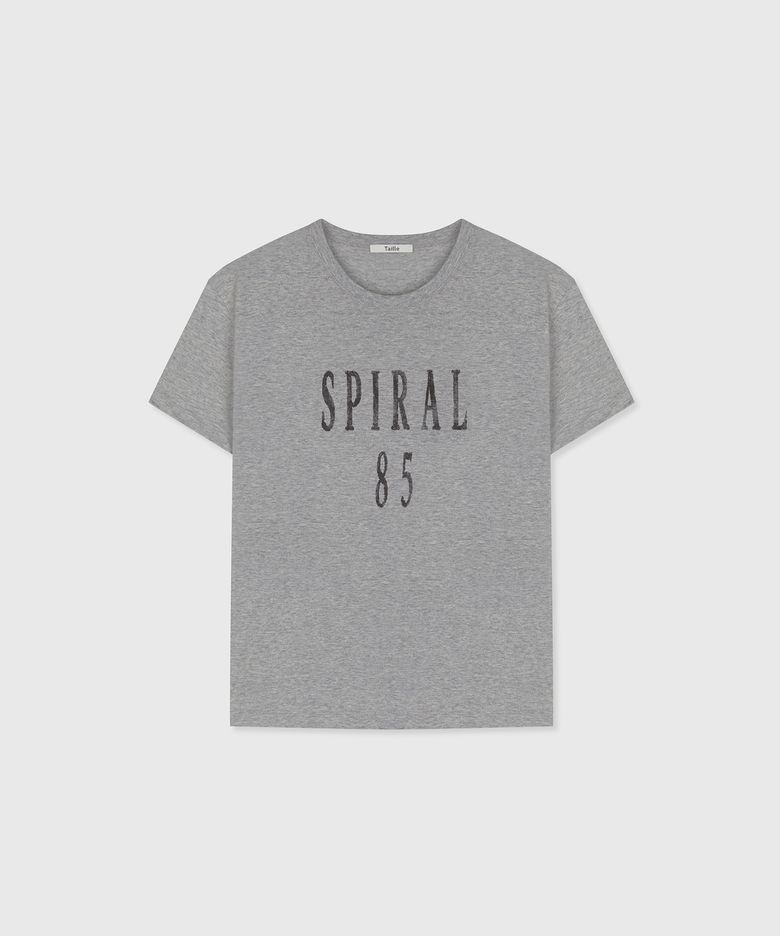 SPIRAL 85 T-SHIRT MELANGE GREY