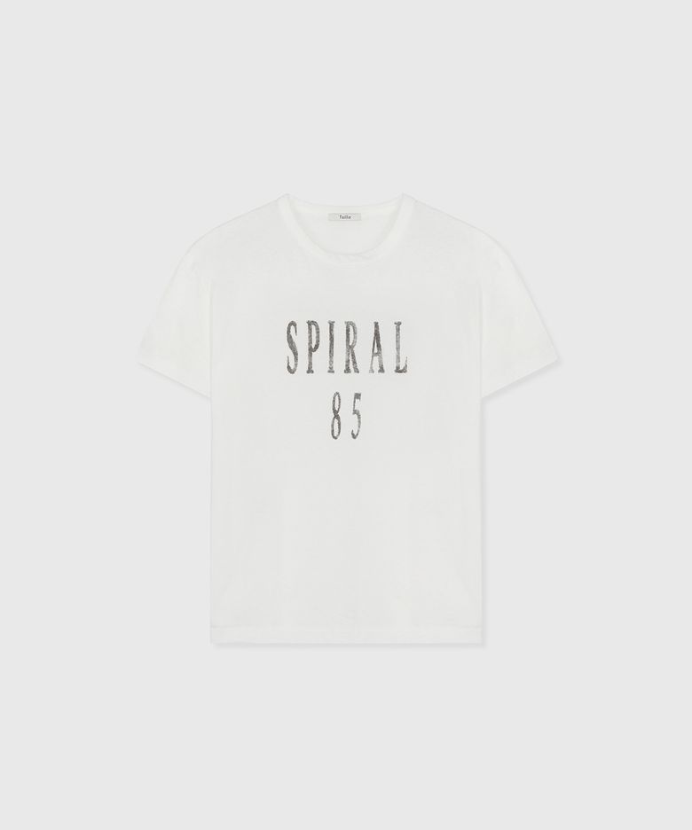 SPIRAL 85 T-SHIRT HAZE WHITE